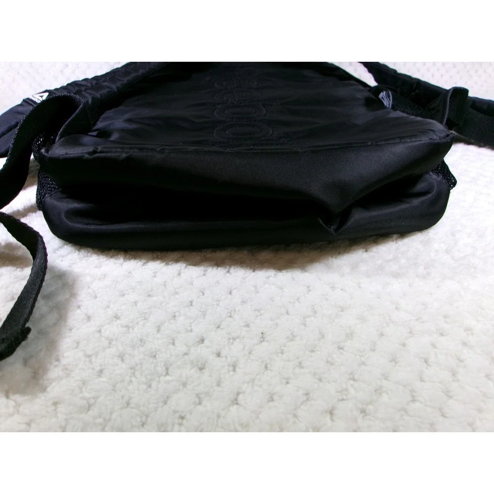 Reebok Black Nylon Laptop Backpack Rucksack School Travel Work Bag Padded Tech